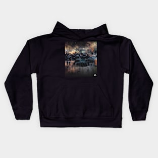 Calmness in the Center of Chaos Kids Hoodie